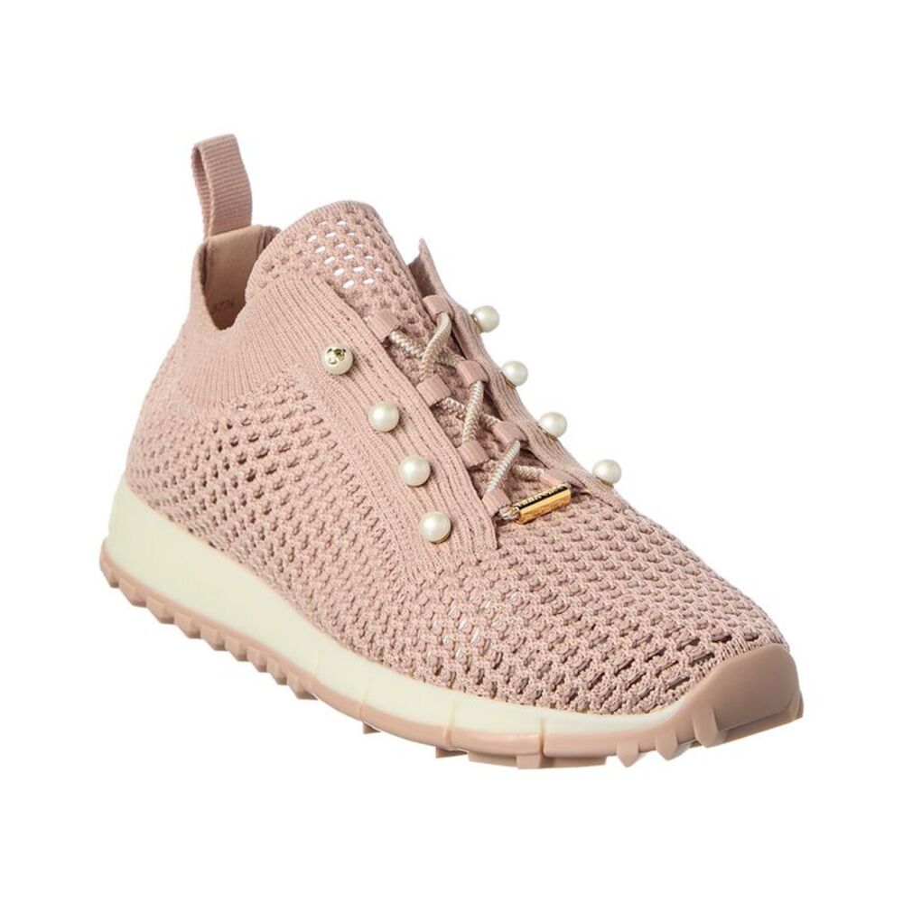Jimmy Choo Veles Crochet Sneaker, Pink